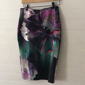 Floral Midi Skirt